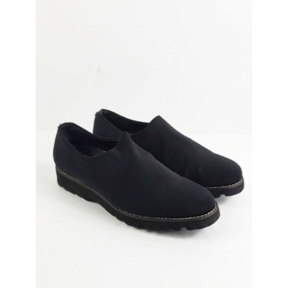 Donald J. Pliner Casha Crepe Elastic Black Women's Shoes Size 10